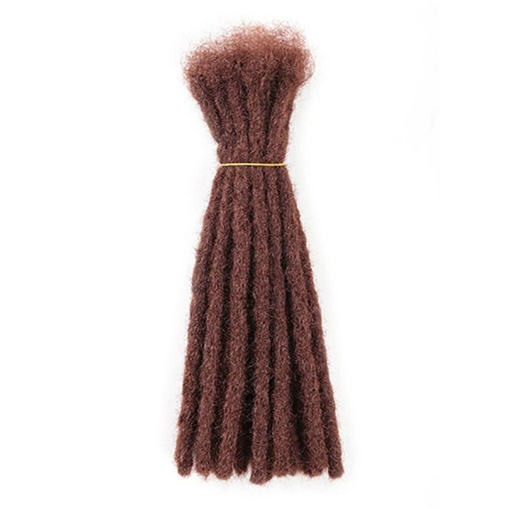 10 Strands Handmade Dreadlocks Extensions Afro Dreads Kinky Braiding Bundles  For Women/Men 2M33