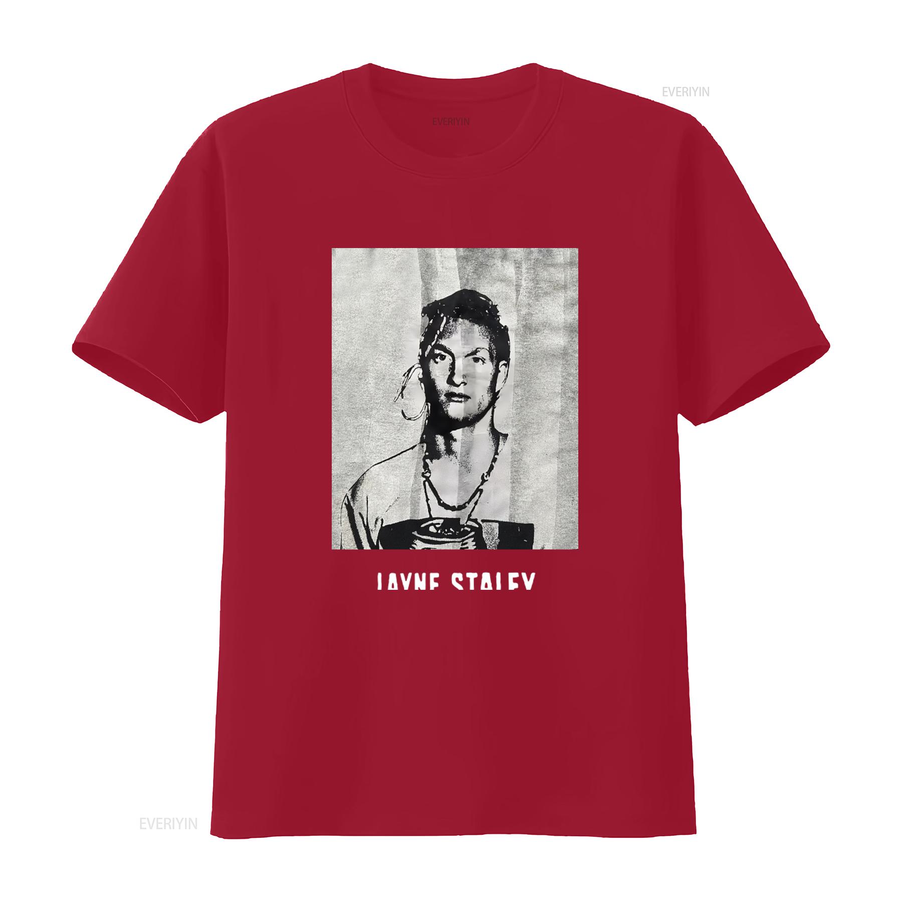 

Alice In Chains Layne Staley T Shirt Rock Band Tribute Design Fit American Style vintage Washed Stretched Soft homme Unisex S