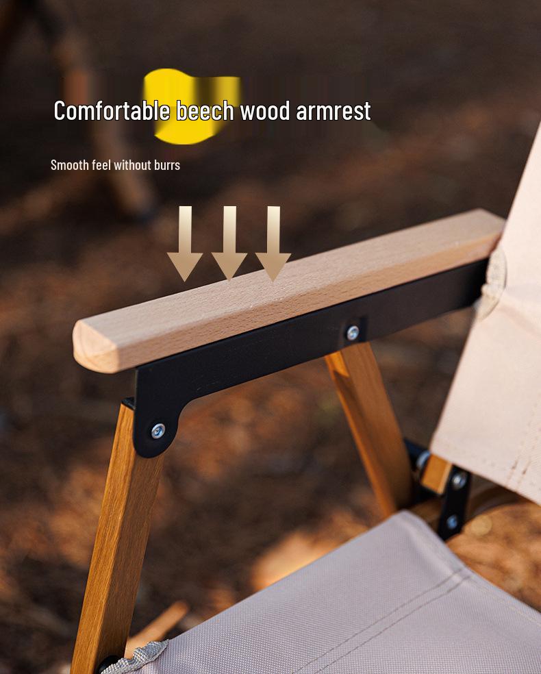 Carbon Steel Camping Folding Table & Kermit Chair Set - Metal Outdoor Roll-up