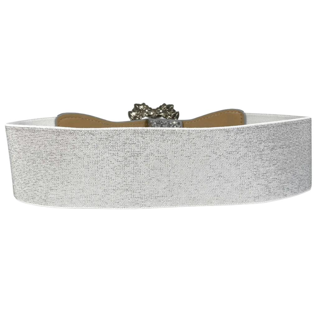 Sparkly Wide Waist Belt Rhinestones Buckle for Hot Girl Glitter Corset Trendy Underbust Waist Chain Belt Disco Party