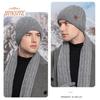 3 ks/sada Zimní čepice Šála Rukavice Set, Unisex, Silné teplé, Elastické, Protiskluzové, Krk Ochrana rukou, Venkovní cyklistická čepice Sada zateplených rukavic