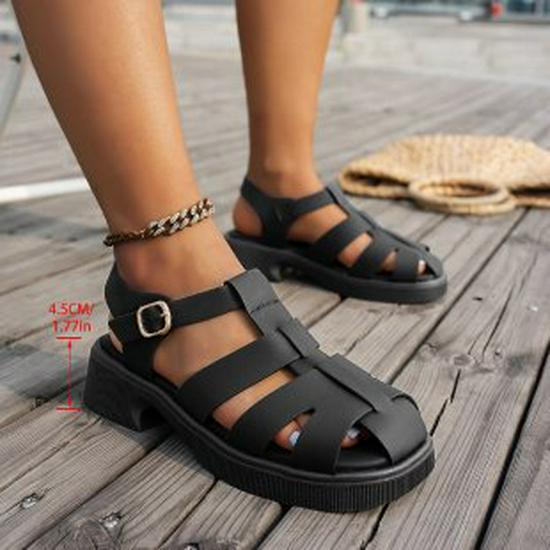 2025 New Style Women's Roman Sandals: Non-slip, Wear-resistant, Soft & Thick Sole for Outdoor Summer Beach