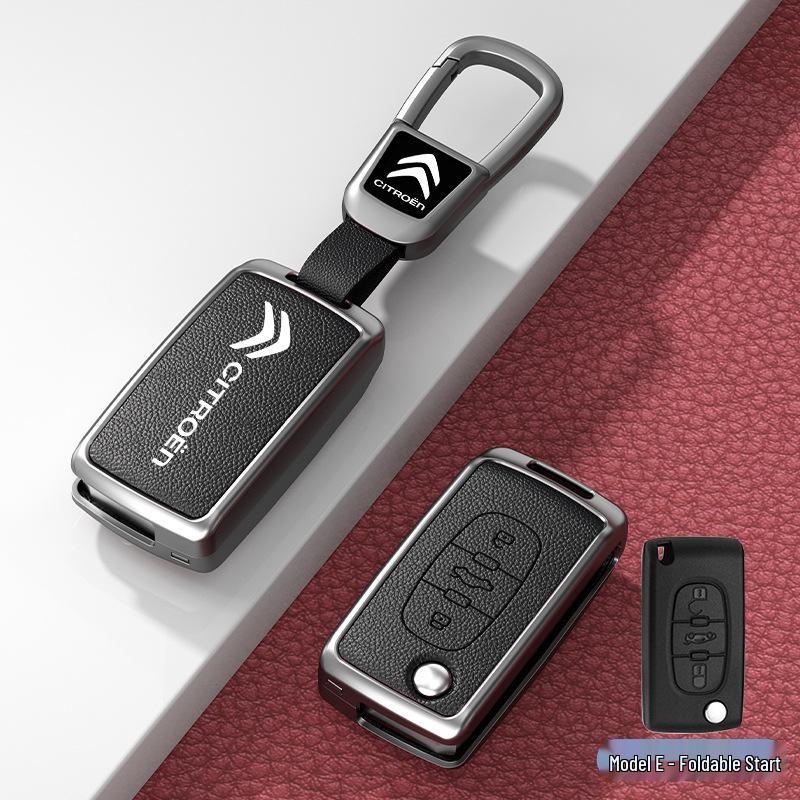 Car Key Cover & Buckle for Citroen C3XR, C4L, Tianyi, C5, C4 Sega, Elysee, C6 Models