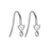 10pcs Stainless Steel PVD Gold Plated Zircon Earring Hooks Wires for DIY Jewelry Findings Accessories Handmade Earrings Making
