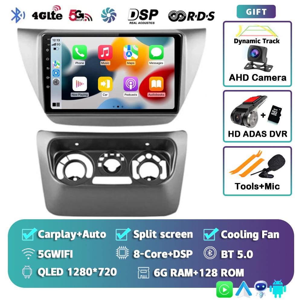 Android 14 Carplay Car Radio For Mitsubishi Lancer 9 CS 2000-2010 Multimedia Video Player Navigation Stereo 2Din 2 Din Head Unit