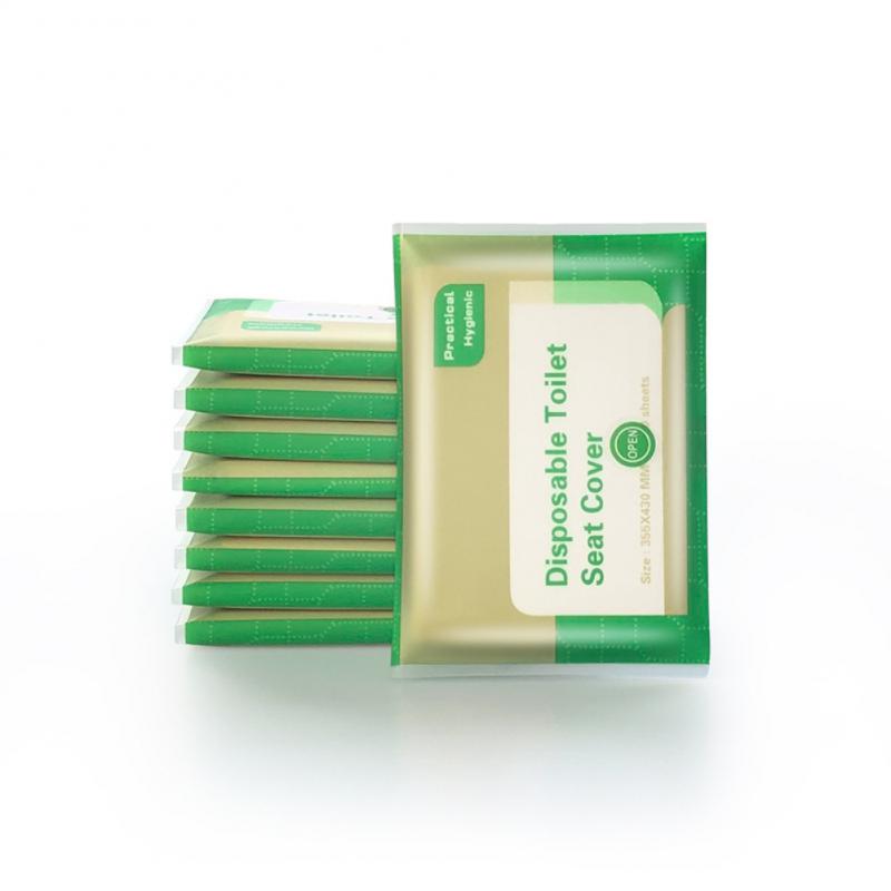 10~50PCS Disposable  Toilet Seat Cover Type Soluble Water Anti-bacterium Disposable For Travelling Commuting Or Camping