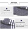 Striped Golf Club Headcovers - Set of 3 Knit Protective Covers for Woods (1/3/5) with Pom Pom Design.