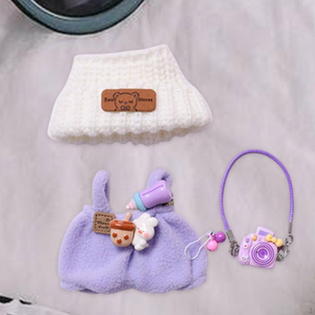 Doll Jumpsuit Clothing for Kids Pendant Outfits Dress Up 6.69inch