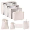 Travel Storage Bag Set - 7-Piece Multi-functional Compartment Bags for Clothes & Cosmetics