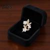 Clothing Decoration Pin Rhinestone Flower Brooch Pin, Bling Floral Lapel Coats Jewelry for Women, Coat Shirt Sweater Dress Decorative Accessory
