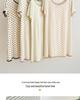 Polka Dot Girly Short Sleeve Modal Nightgown with Lace and Chest Pad