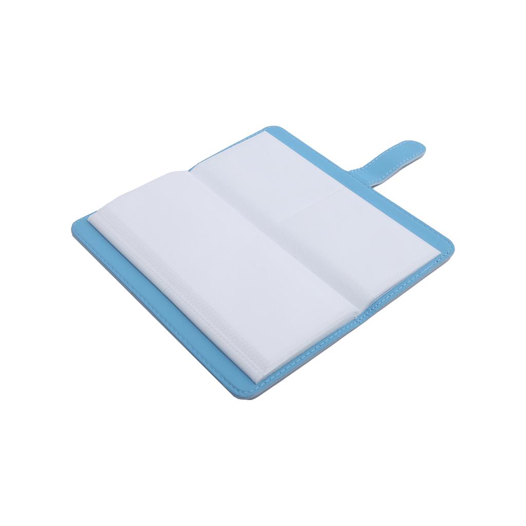 80 Pockets PU Universal Photo Album Card Holder for Polaroid Square SQ1 SQ20 SQ10 SQ6 SP‑3Blue