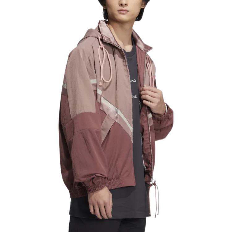 Song For The Mute X Adidas Originals Collaboration Striped Zip-Up Collar Jacket Unisex Jackets Pink IA9333