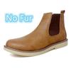 Hot Sale Simple Men's Ankle Boots British Style Male Chelsea Boots High Top Men Shoes Fashion Comfortable Men Walking Footwear