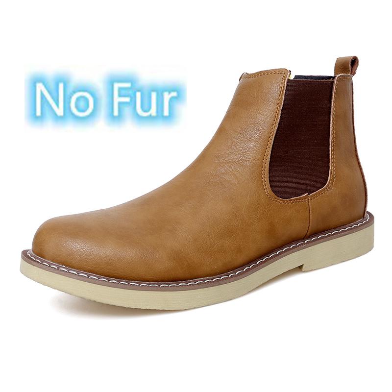 Vente Chaude Bottines Simples pour Homme Style Britannique Bottines Chelsea pour Homme Chaussures Montantes pour Homme Chaussures de Mode Confortables pour Homme