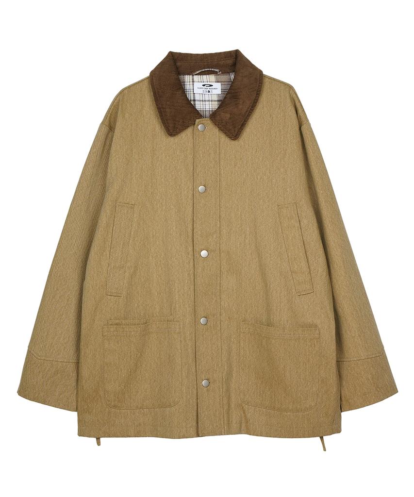 Fdr Work Safari Chore Long Jacket Brown