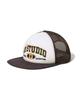 OIOI COLLECTION Arch Logo Trucker Cap [Brown]