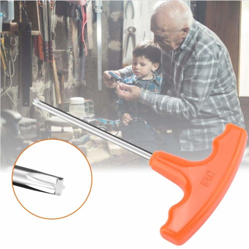 Vingvo Torx T27 Screwdriver, High-Hardness T-Handle Screwdriver for Forestry, Aquaculture, Fishing, and Livestock
