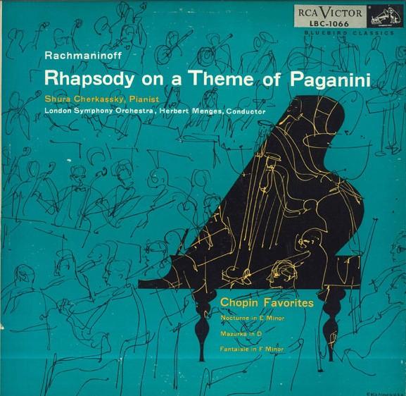 

Виниловая пластинка ШУРА ЧЕРКАССКИЙ ГЕРБЕРТ МЕНГЕС Л Рахманинов Рапсодия На Тему LBC1066 RCA VICTOR BLUE Канада Классика Б/У