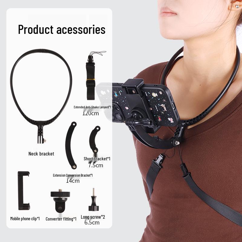 Mobile Phone Chest Mount for Vlog, Cycling, Fishing & Live Streaming