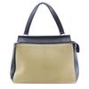 Edge Medium Shoulder Bag Handbag By Color Black / Beige Leather Women Used