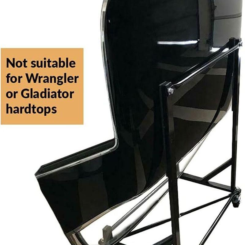 

Hardtop Stand Storage Cart (Black) with Securing Strap and Hard Top Dust Cover