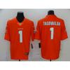 Miami Dolphins NFL Football Jersey T-Shirt Men Cotton Blend Sportswear With Embroidered Player Numbers 1 10 17