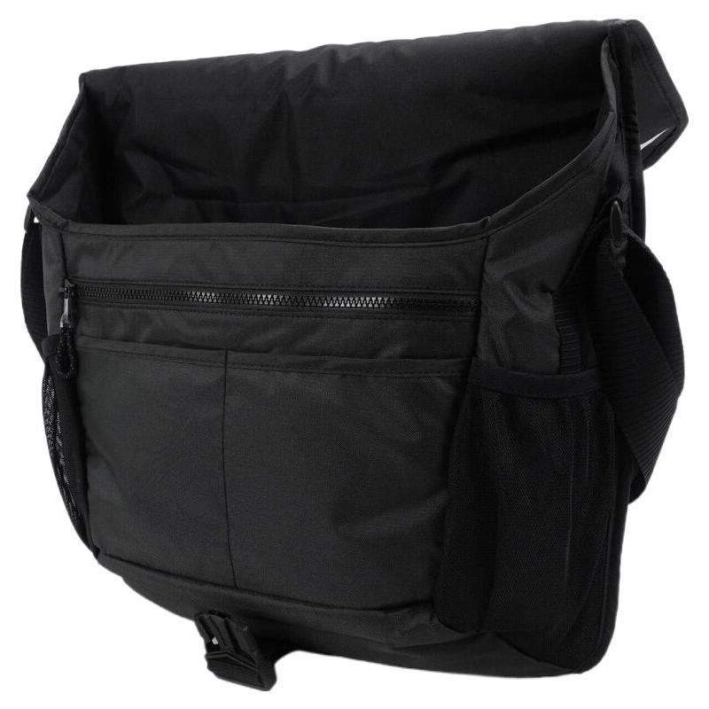 Nike Fabric Messenger Bag, Shoulder Bag, Crossbody Bag Regular Unisex Black Gray Casual DB0498-010