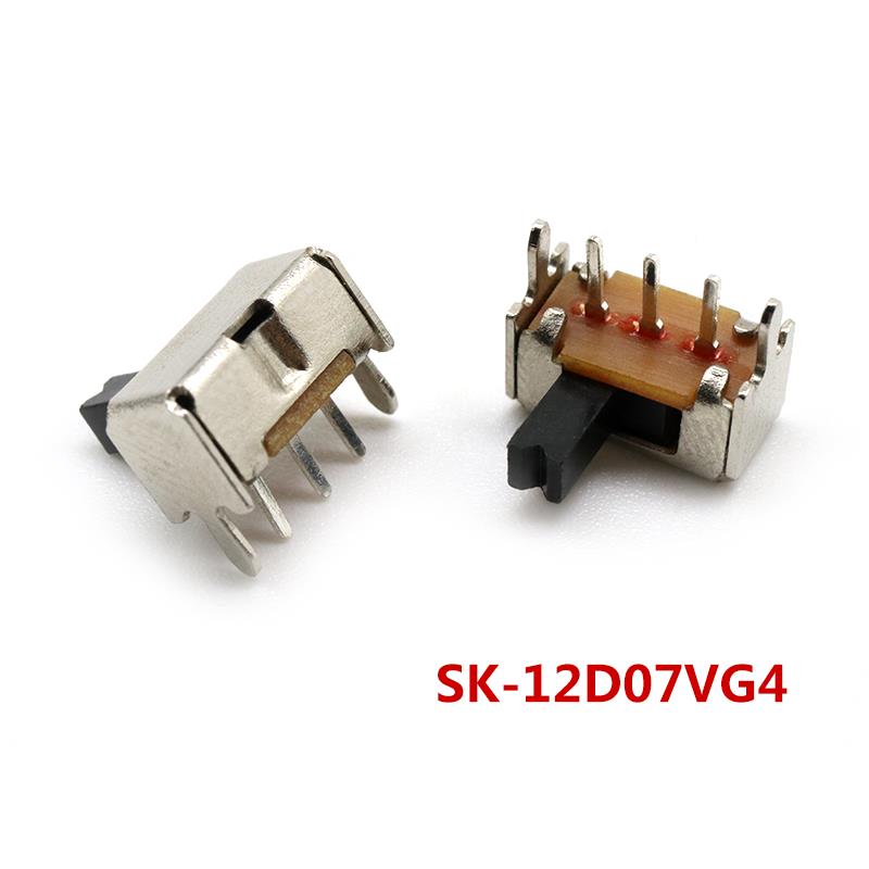 10PCS Mini Slide Switch DIP PCB Toggle Switch SPST SPDT 2/3 Pin Tactile Switch for Electronic Projects