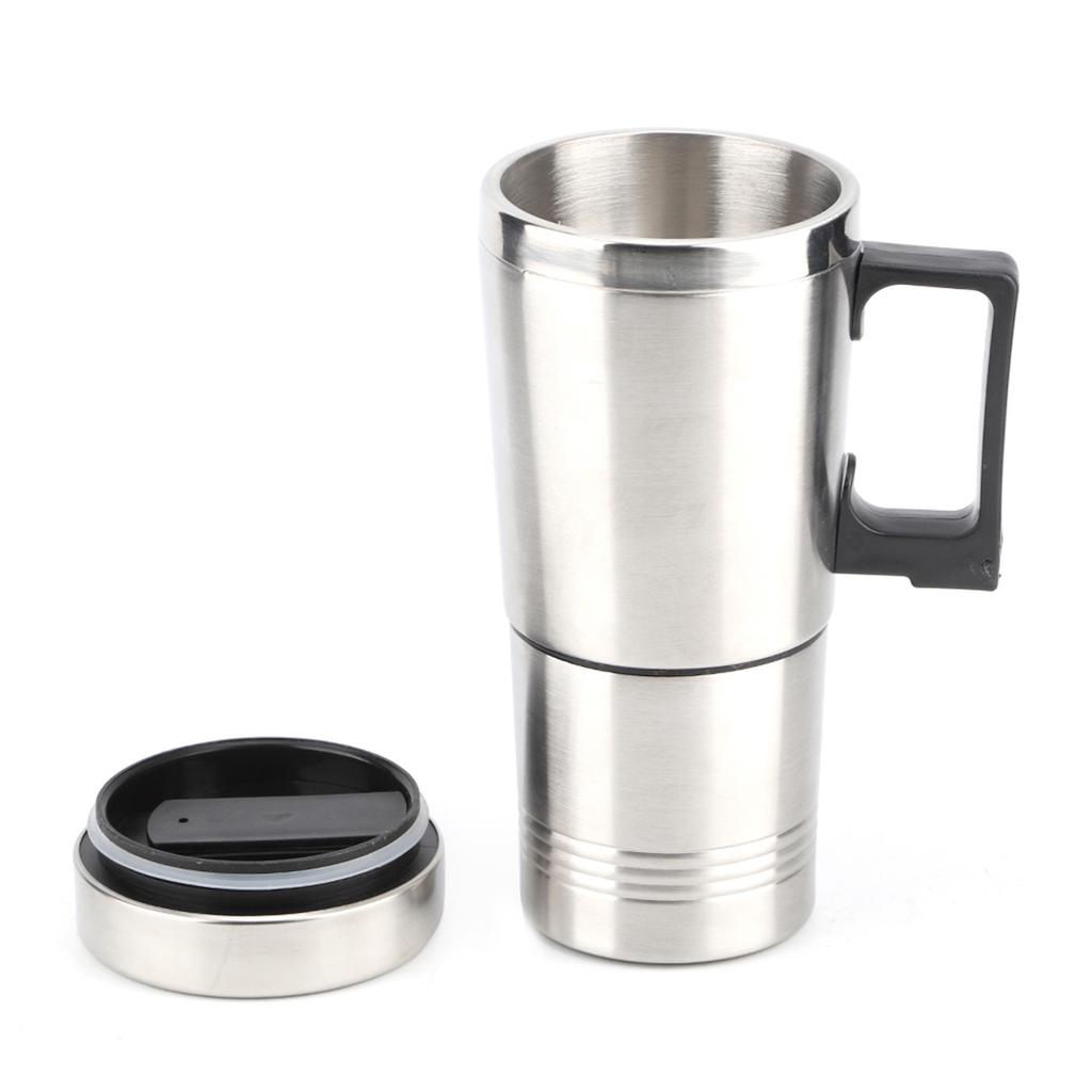 Car Electric Kettle Coffee Tea Water Heating Cup 12V 350ML+150ML