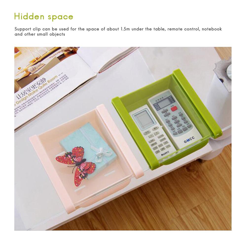 Slide Kitchen Fridge Freezer Space Saver Organizer Kitchen Slide Storage Rack Shelf Holder Drawer