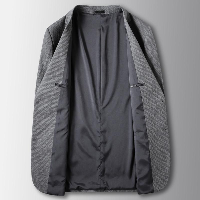 Frühling und Herbst Leichter Luxus Business Einzelnes Weste Mittleren Alters und Jung Einfarbig Einreihig Koreanische Edition Anzugjacke