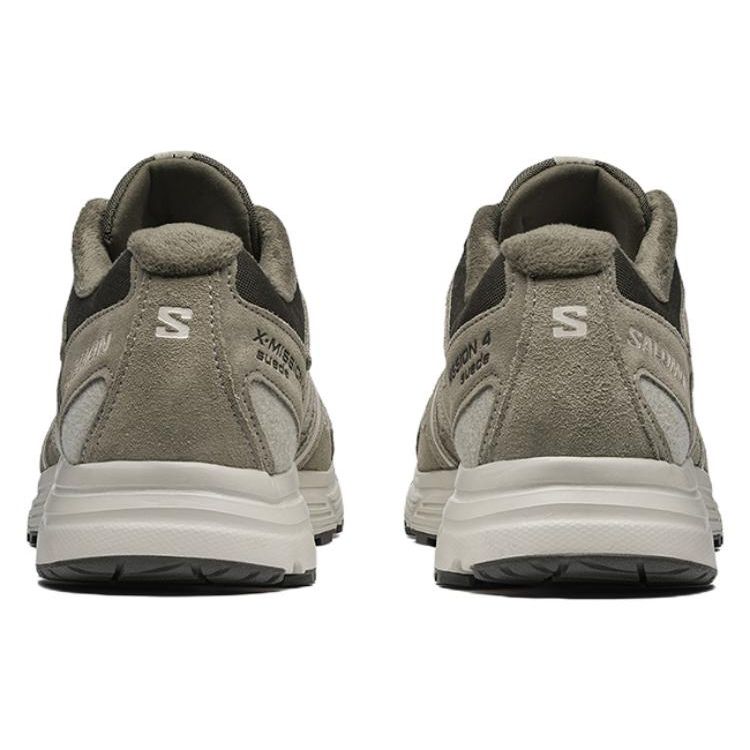 SALOMON X-Mission 4 Winter Adventures Outdoor Functional Non-Slip Wear-Resistant Warm Low-Top Lifestyle Shoes Unisex Shoes Khaki 417067