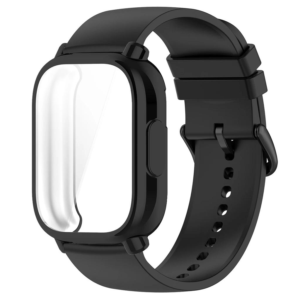 22mm Silicone Strap With Case For Xiaomi Redmi Watch 5 Active Lite Smart Watch Wrist Band And Case For Redmi Watch 5 Lite Active