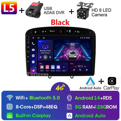 Android14 Car Radio for Peugeot 408 308 308SW 2007-2020 Multimedia Video Player Navigation GPS Carplay Auto 4G Stereo 2Din
