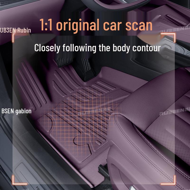 Fits 26 New Xiaopeng P7: TPE Full Surround Car Starry Sky Carpet Interior Mats