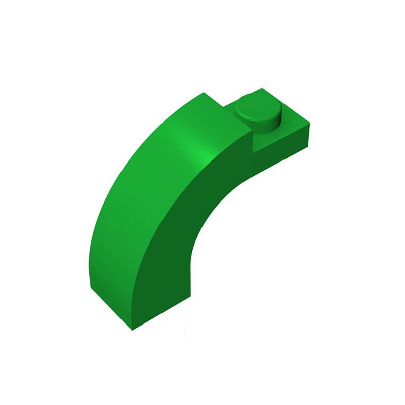 

10Pcs 6005 92903 1x3x2 Curved Construction Brick My Own Creation Add-Ons Fitting Including Brick DO-IT-YOURSELF Children Toy Assembly Present Box 10PCS grass зелений колір