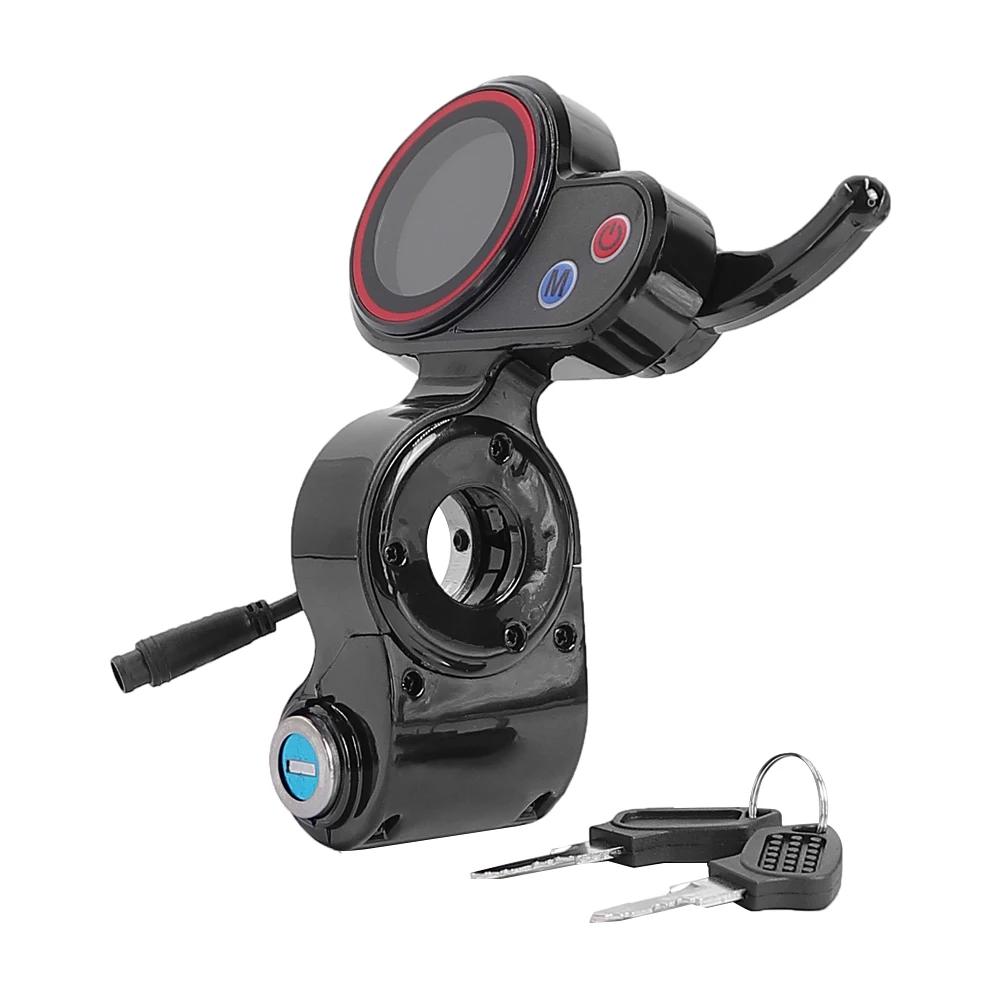 Wyświetlacz LCD do hulajnogi elektrycznej Hitway H5 Kickscooter 6-pinowy wyświetlacz z blokowanym instrumentem panelu sterowania akcesoria