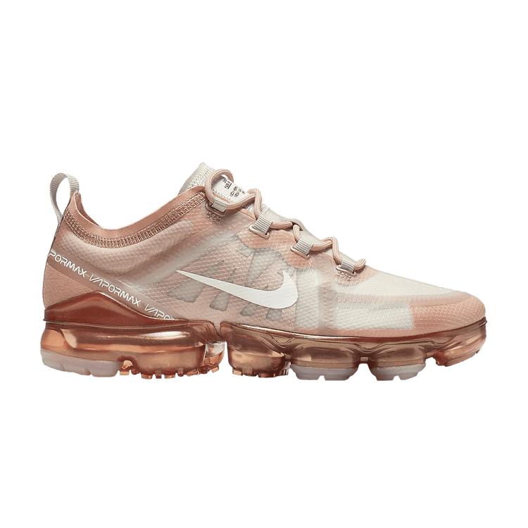 

Nike Air VaporMax 2019 Женские кроссовки Rose Gold Pink Moon-Particle-Summit-White AR6632-601