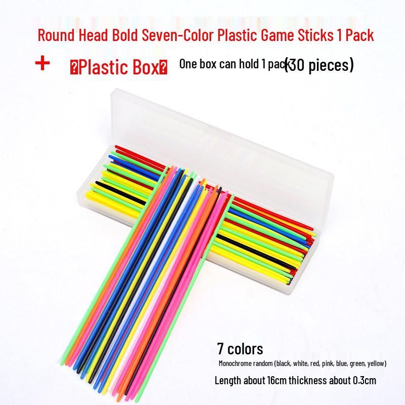 Colorful Pick-Up Sticks: 80s Nostalgic Interactive Educational Game for Kids and Parents