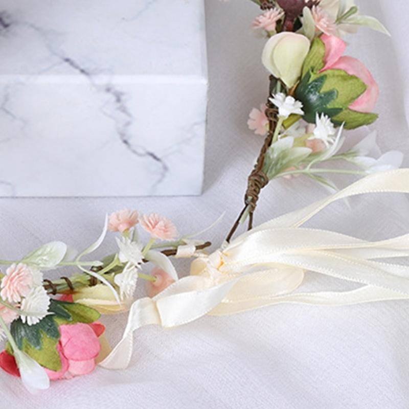 Elegant Flower Headpiece Adjustable Unique Hairpiece Comfortable Hair Hoop for Bride Bridesmaids Festives Occasion