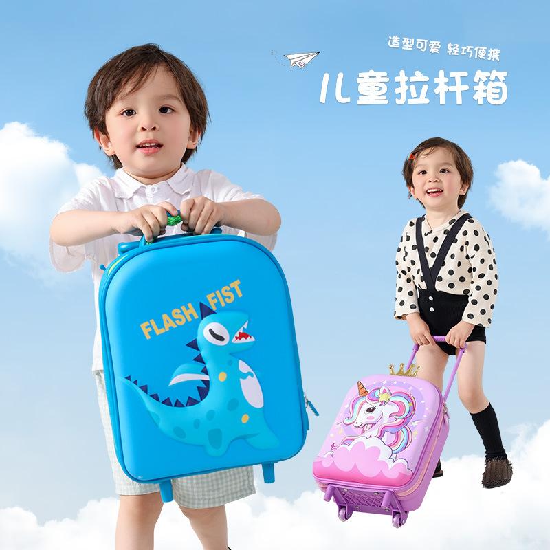 Baby Trolley Case Cartoon Animation Cute Kindergarten Children'S Bag Foreign Style Boys And Girls Suitcase