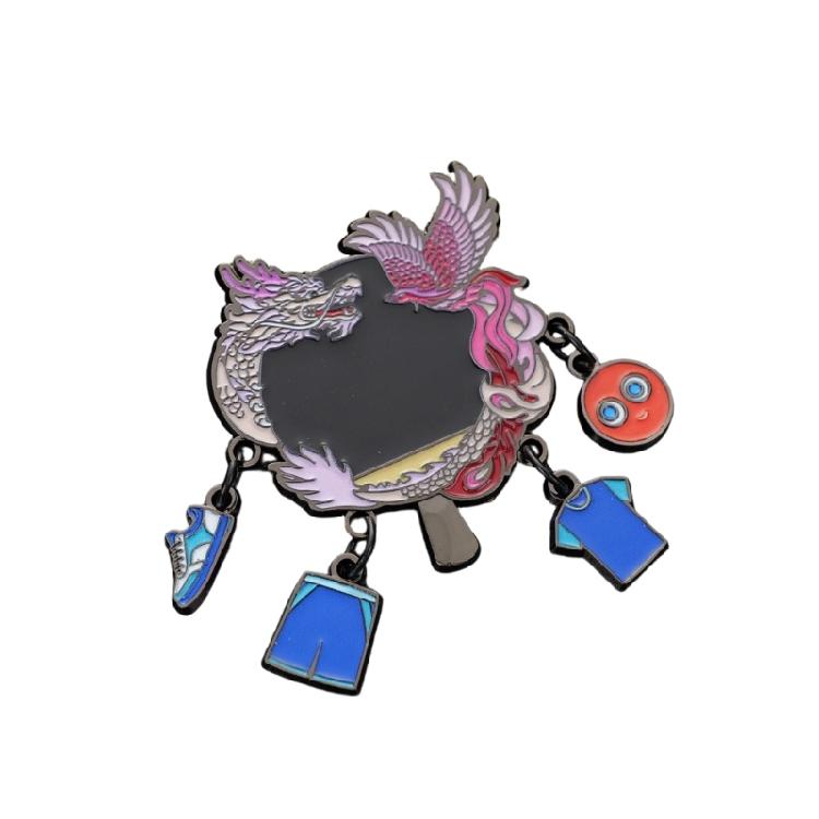 

Table Tennis Decoraive Brooch Pin Alloy Lapel Pin Clothing Badge For Jackets Backpacks Bag Hat Costume Embellishment