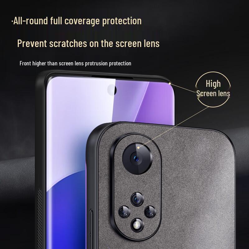 Huawei Nova 9 Series Luxury Lambskin Silicone Phone Case