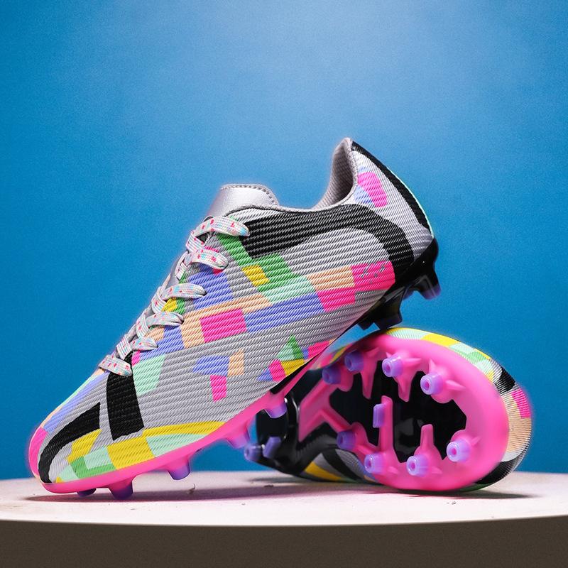 Spike football shoes men's low-top artificial flat broken nails youth shoes competition training shoes