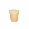 Pabei 360ml Disposable Kraft Paper Takeout Box with Lid