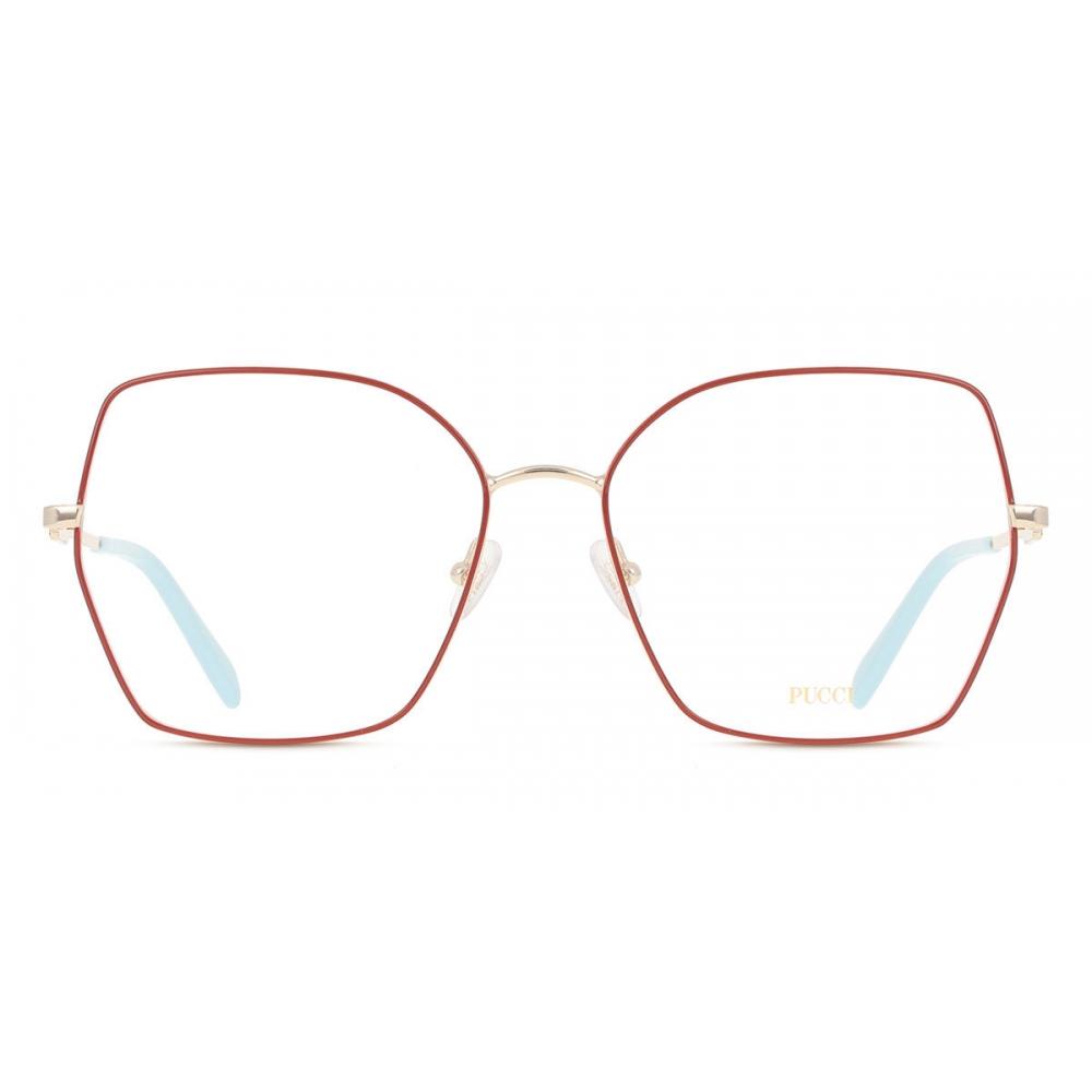 Emilio Pucci Ep5213 071 Women Eyeglasses Bordeaux Burgundy/56-16-140