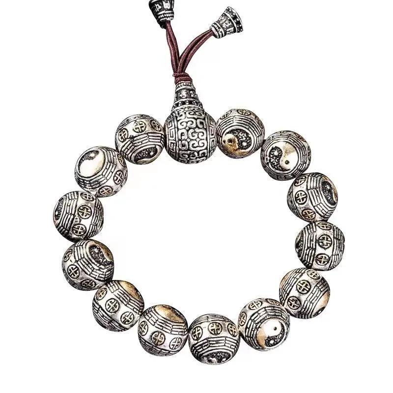 Старовинний браслет-розарій для вашого хлопця, Елегантний, Високоякісний, З намистин, Привабливий