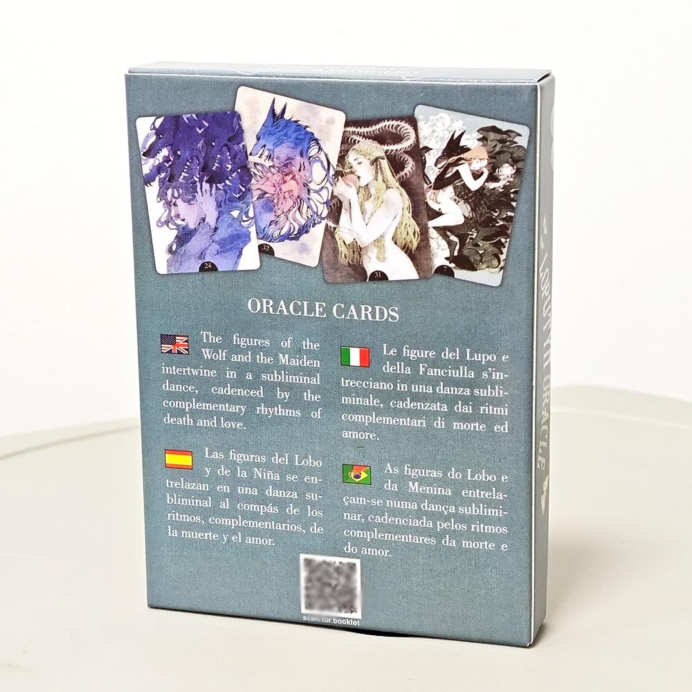 Loputyn Orakeldeck, 36 Karten, eine Mischung aus Mysterien und Märchenanspielungen, 10,4 x 7,3 cm