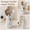 Desk Organizer for Office 3D Printed Angel Wings Vase & Pen Holder, Sculpture Unique Home Accessories Desktop Decor, Multi?Functional Dry